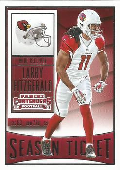 Larry Fitzgerald Arizona Cardinals 2015 Panini Contenders NFL #15